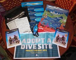 The Project AWARE tool kit for Adopt A Divesite volunteers